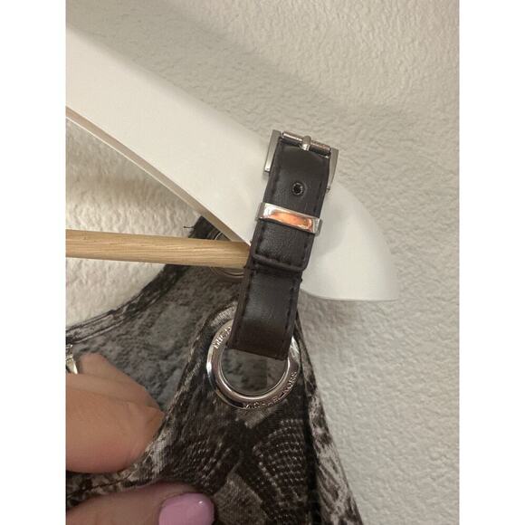 Michael Michael Kors Cold Shoulder Top, Womens Large, Animal Print - Picture 6 of 6